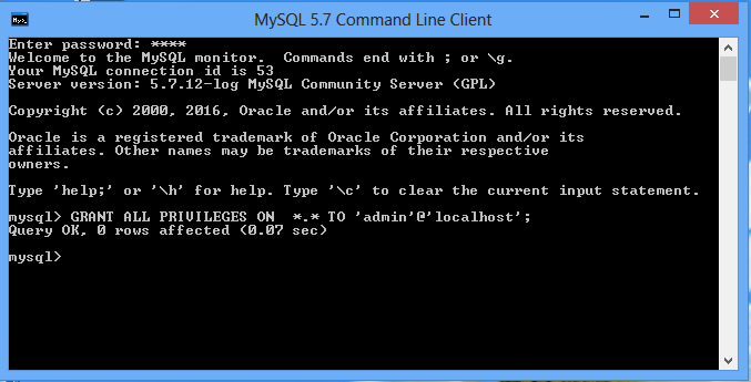 mysql project