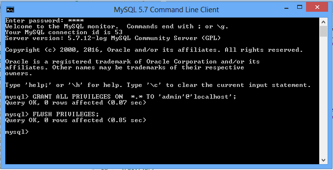 mysql project