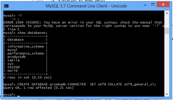 mysql project