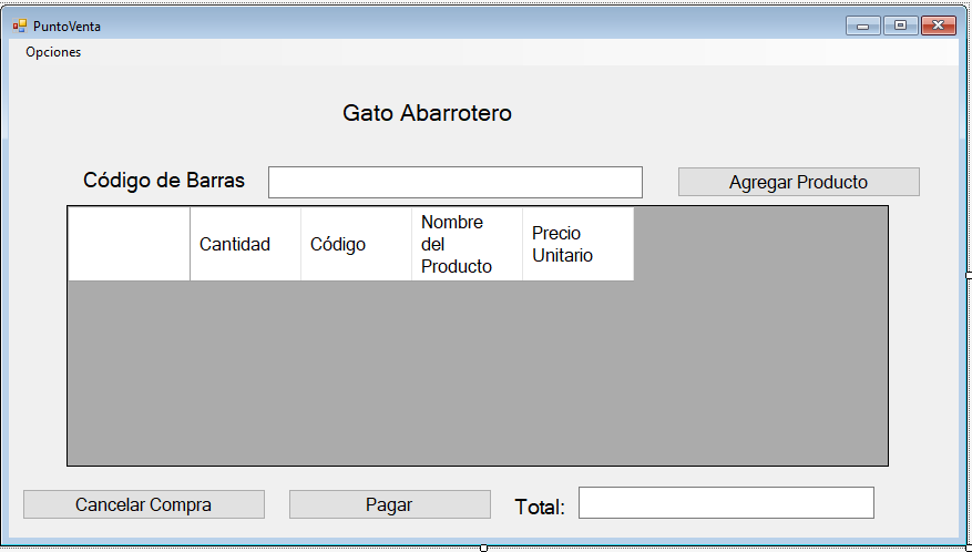punto de venta